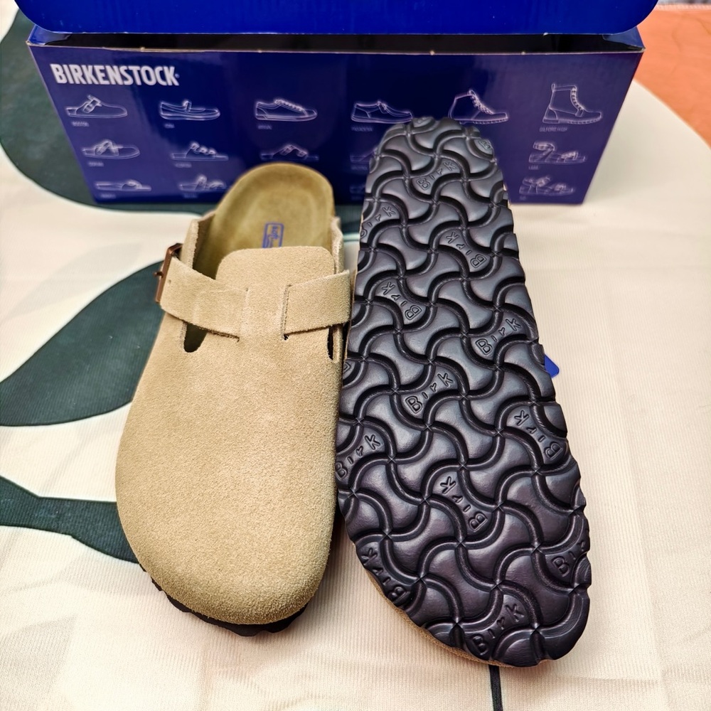 Birkenstock Boston narrow | Cork footbed and suede upper | New with tags - Picture 3 of 5